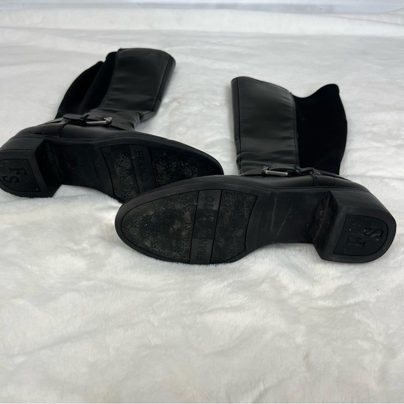 FRANCO SARTO CEDAR KNEE HIGH BLACK BOOTS SIZE 8 - Picture 14 of 14